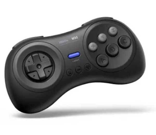 Gamepads 8bitdo m30 bluetooth gamepad para sega genesis mega drive estilo para nintendo switch macos android steam xiaomi jogos móveis