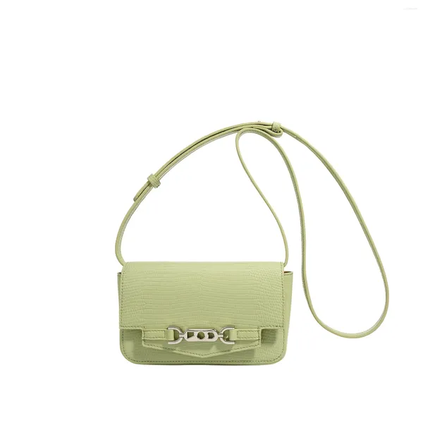 Sacos de noite 2024 primavera crossbody para mulheres designer de luxo couro genuíno feminino ombro pequeno colorido lagarto mensageiro saco