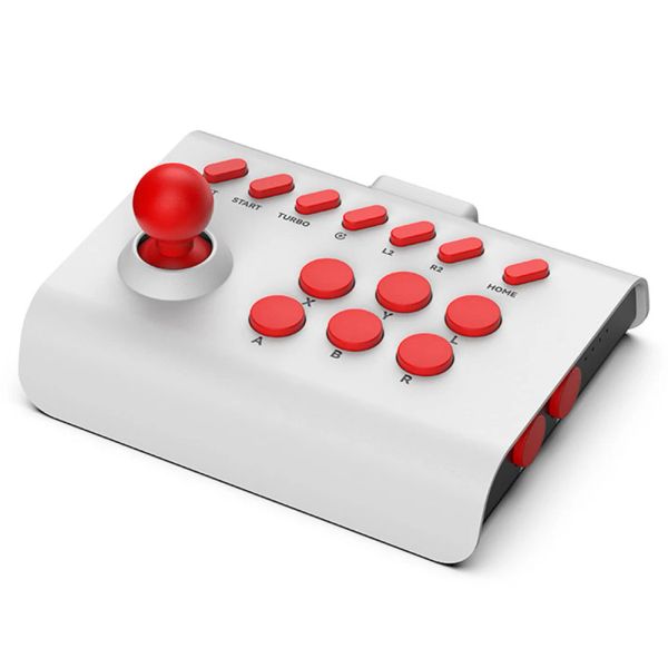 Joysticks, kabelloser Joystick-Controller, Arcade-Kampfspiel, Fight Stick, Bluetooth/USB-Gaming-Joystick für PS3/PS4//Switch/PC/Android-TV