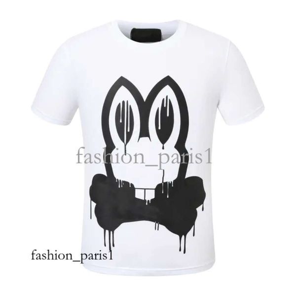 Psychos Rabbits Sommer Casual T Shirt Herren Damen Skelett Kaninchen 2024 Neues Design Multi Style Herren Shirt Mode Designer T-Shirt Paar 147