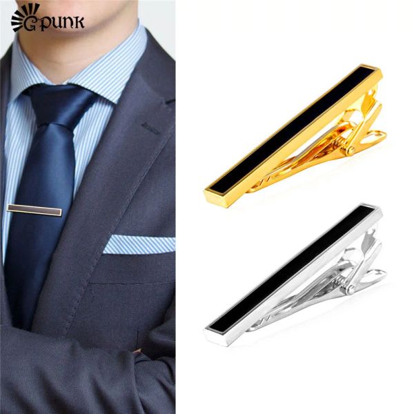Abotoaduras de luxo mixcolor design clipes de gravata para casamento/negócios ternos formais ouro/cor melhor esmalte clipes de gravata t2160g
