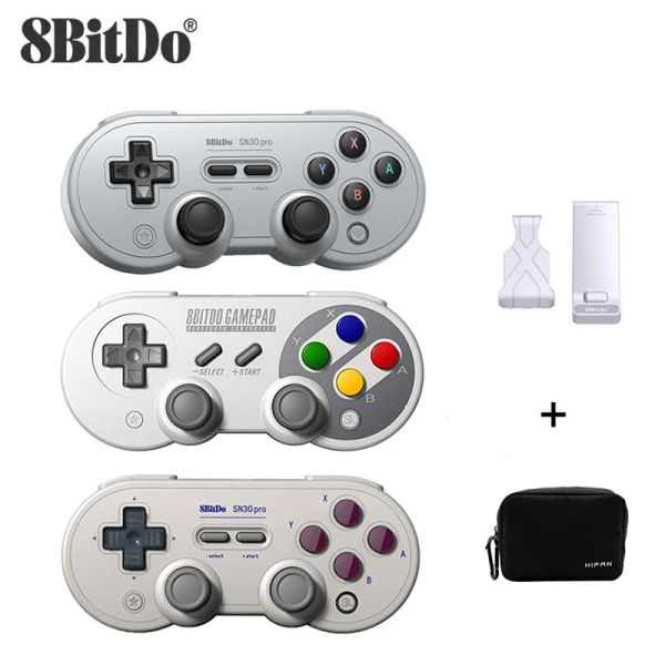 Gamepad 8BitDo SF30 Pro SN30 Pro Gamepad wireless Controller Bluetooth Joystick per Nintendo Switch OLED Windows Android macOS Steam