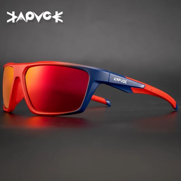 Eyewears KAPVOE Polarisierte Angelbrille NEUE Mtb Brille Mann Sonnenbrille Motorradbrille Outdoor Radfahren UV400 Schutzbrille