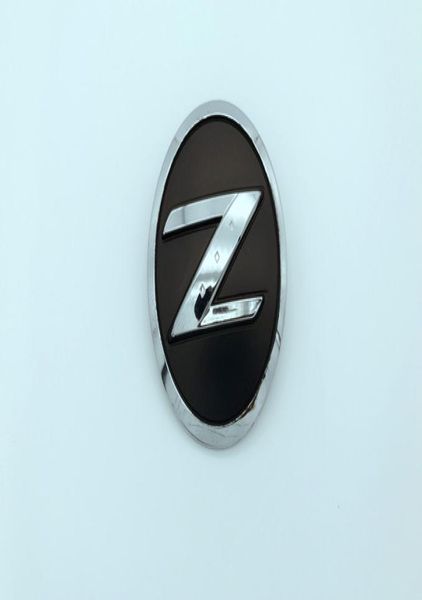 1 peça emblema de carro cromado z para Fairlady 350Z 350ZX 300ZX Z33 Z32 logotipo 3D preto6945118