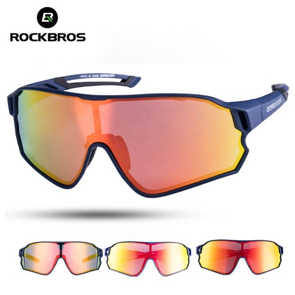 Óculos de sol Rockbros Reddot Ciclismo de ciclismo MTB Bike Road Bike Polarized Sunglasses