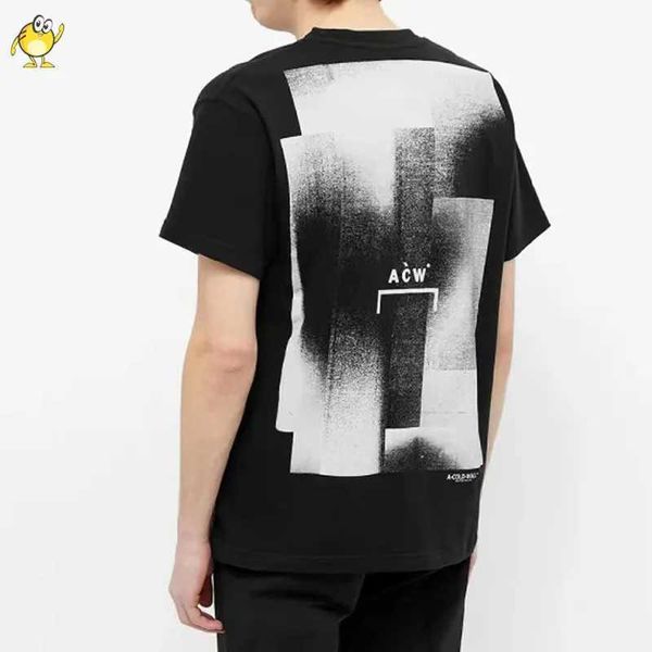 T-shirt da uomo T-shirt estive T-shirt stile industriale Stampa ACW Manica corta Uomo Donna Casual Girocollo A COLD WALL T-shirt con etichette J240221