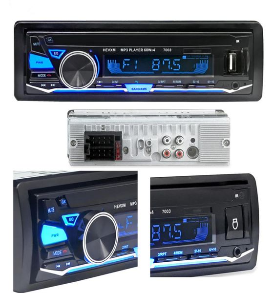 12V Bluetooth Araç Radyo Oyuncusu Stereo FM MP3 Audio 5VCharger USB SD MMC AUX AUTO ELECTRONICS Indash Autoradio 1 DIN CD7991003