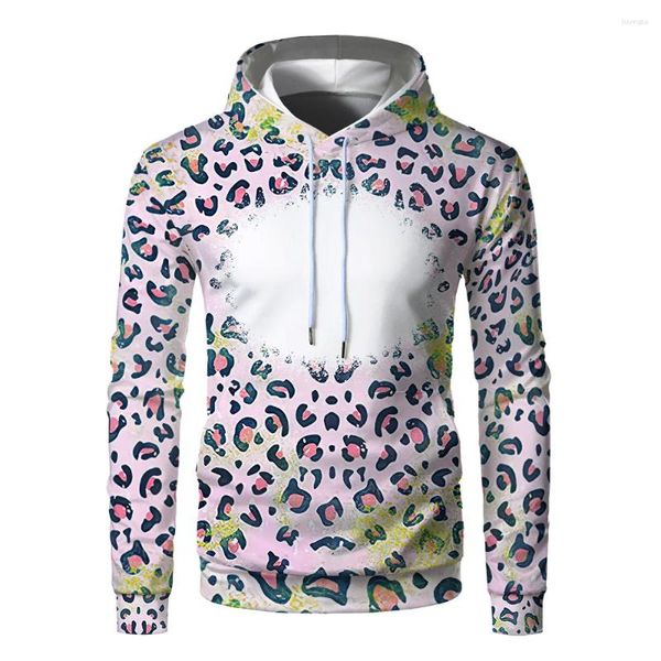 Damen Hoodies Sublimation Mode Multi-Color Spot Print Pullover Pullover Wärmeübertragung Rohling für individuelles Design Muster Polyester Hoodie