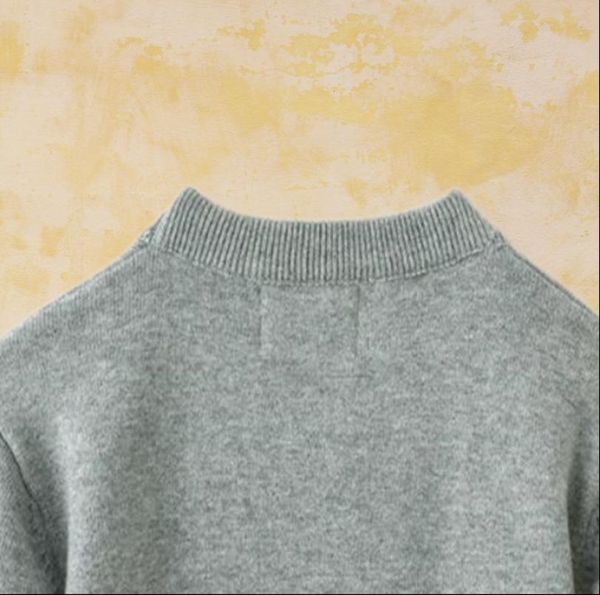 Primavera outono listra casual pullovers camisola em torno do pescoço crianças roupas de lã macia para meninos meninas suéteres crianças bebê tricô pullover8753503