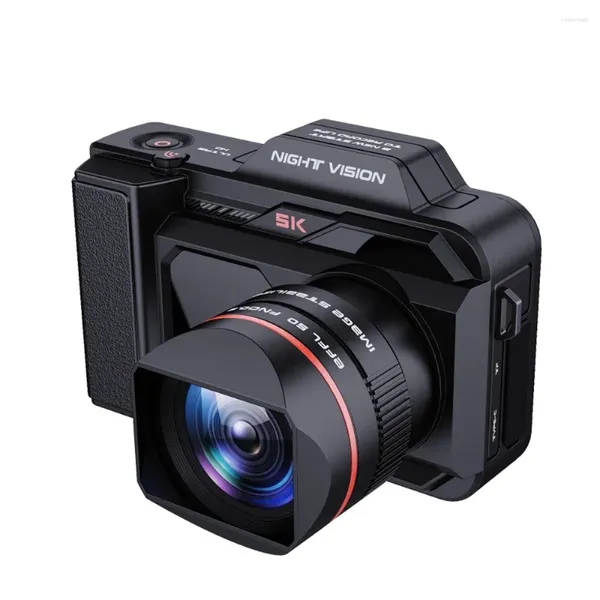 Fotocamere digitali Fotocamera WIFI Telecamera monoculare per visione notturna a infrarossi 5K HD 500M Zoom 50X Videocamera reflex a colori da 52MP per il campeggio