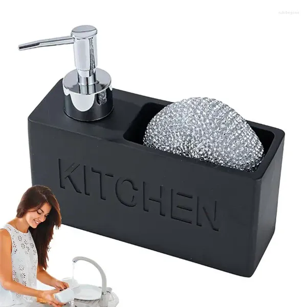 Dispensador de sabão líquido tipo imprensa shampoo cozinha com bola limpeza multifuncional mão para banheiro lavanderia