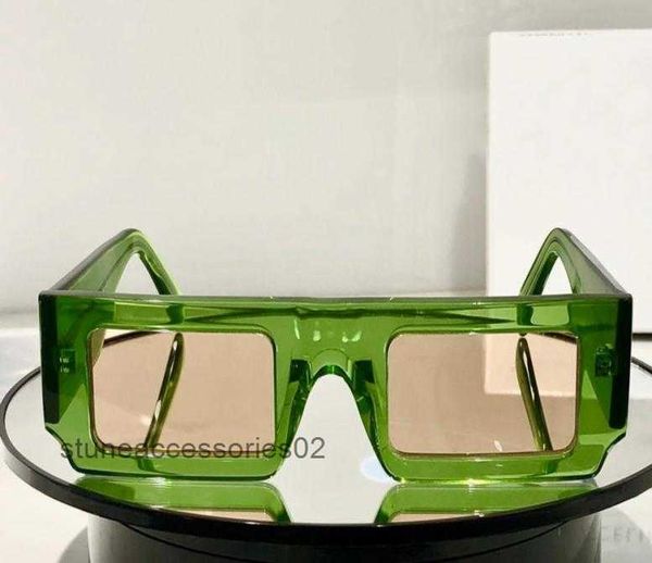 Moda retângulo verde óculos de sol 40480 doces coloridos óculos de sol das mulheres dos homens topo óculos de sol proteção uv com box3381401uy35