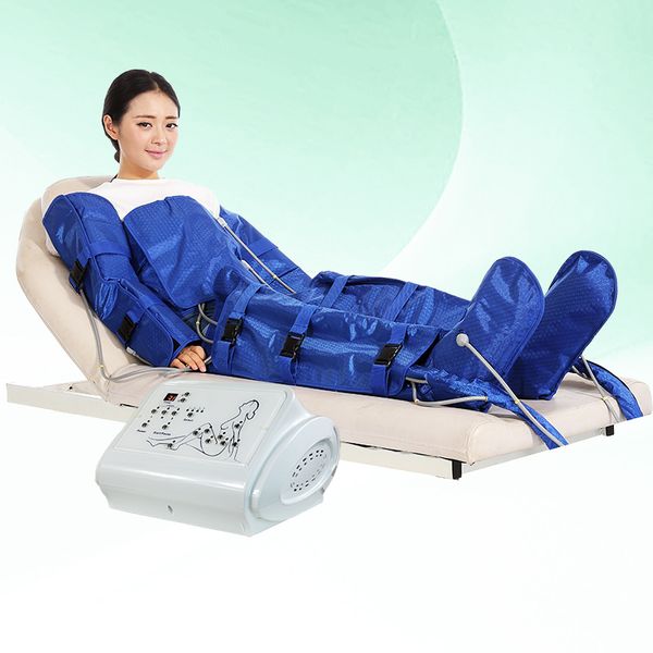 Pressoterapia fisioterapia cobertor de pressão ar infravermelho distante pressoterapia terno máquina drenagem linfática