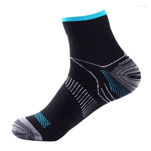 Мужские носки, 1 пара, мужские подошвенный фасциит, эластичные компрессионные носки с коротким вырезом до щиколотки, 37JB