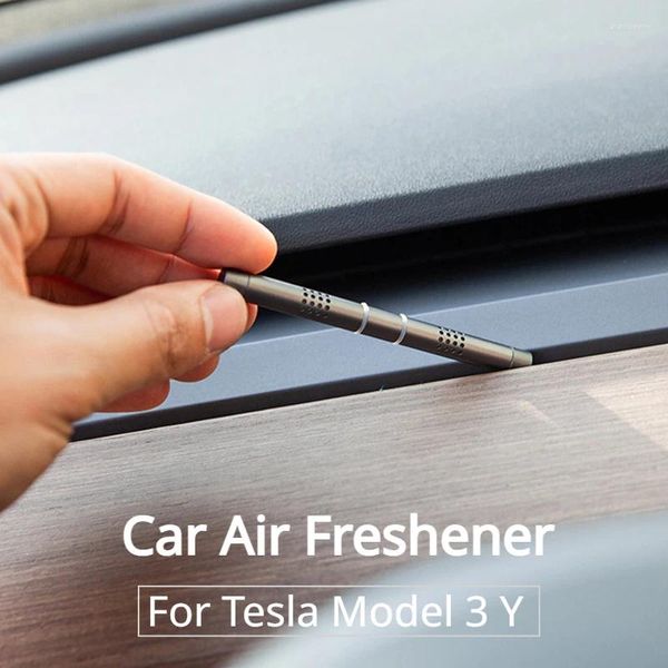 Освежитель воздуха для модели Tesla 3 Y, приборная панель, парфюм, орнамент, диффузор для ароматерапии, ароматизатор, средство для устранения запахов автомобиля