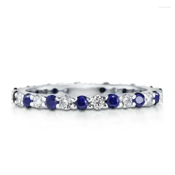 Anéis de cluster modelos 925 prata esterlina safira rubi esmeralda criado moissanite pedra preciosa casamento noivado romântico jóias finas