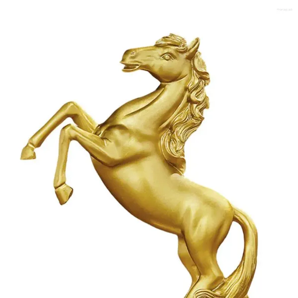 Figurine decorative Statue Horse Sculpture Figura Arte per Ornamento da scrivania Shopwindow