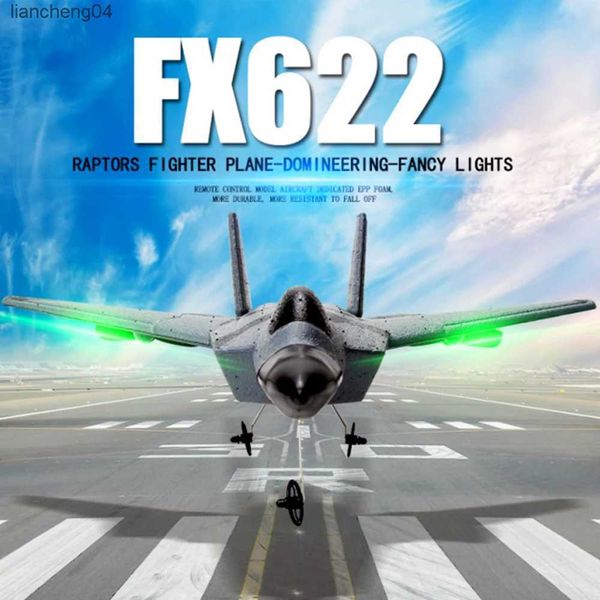 Elektrik/RC Uçak 2.4G Radyo Kontrol Plancısı RC Köpük Uçak FX622 Uçak Uzaktan Kumanda Fighter Düzlemi Planör Uçak Erkek Oyuncaklar Çocuklar İçin