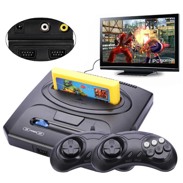 Jogadores NOVO Retro TV Video Game Console para jogos Nes de 8 bits para jogos Nes com dois gamepads e cartucho 500 em 1, todos os jogos diferentes