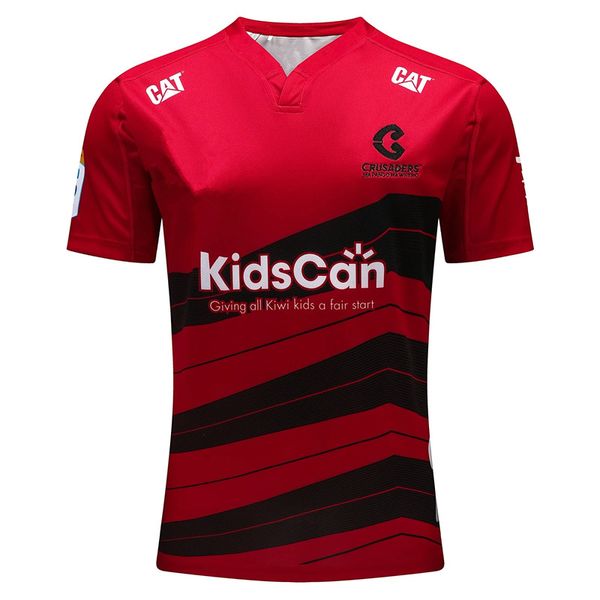 2024 Crusaders Super Rugby Home Herren-Rugby-Trikot, Größe: S-5XL