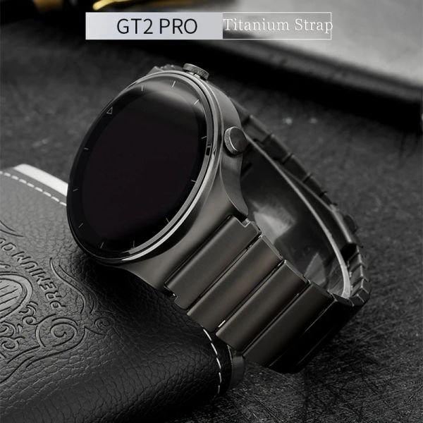 Титановый металлический ремешок-цепочка 22 мм для Huawei Watch GT2 Pro, титановый металлический ремешок для часов Correa для часов 3 Pro GT 2e GT2, 46 мм, ремешок на запястье