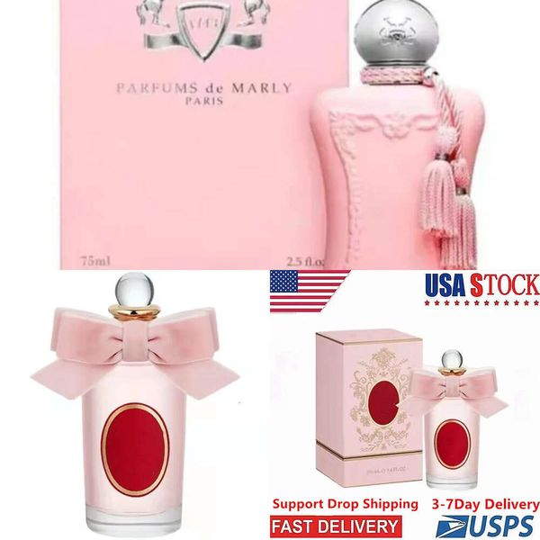 Perfume feminino mais vendido, fragrância leve, versão q, nova delina la rosee, branco, floral, vermelho, amor, jade, dragão, chá 507