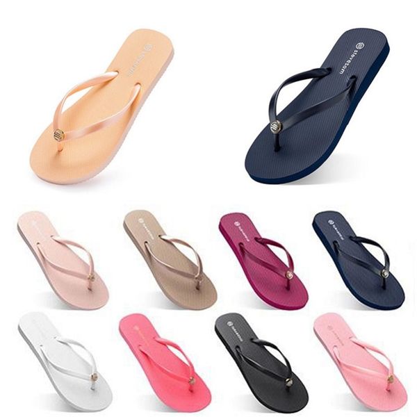 Moda Chinelos Flip Flops Sandálias de Praia Sapatos Tipo 28 Verão Schuhe Esporte Sneaker Mulheres Verde Amarelo Laranja Marinha Bule Branco Rosa Marrom Cheap006