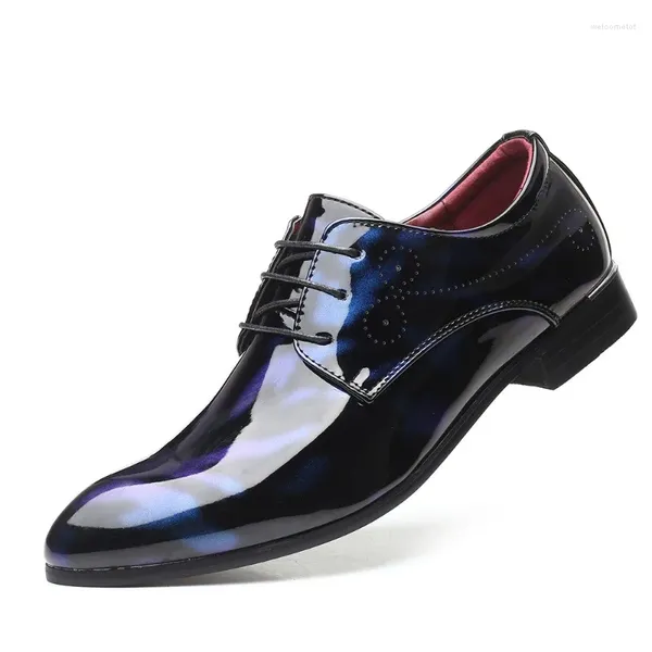 Scarpe eleganti 2024 Tendenza Uomo Business Moda formale Uomo in taglia grande 48 Ufficio maschio motivo floreale Uomo