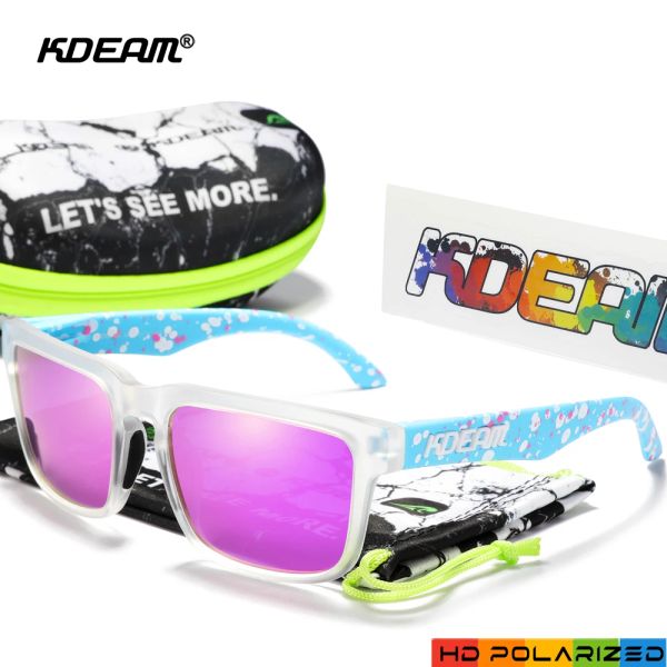 Brillen Mode Frauen Polarisierte Sonnenbrille Quadratische Sonnenbrille 31 Farben Verspiegelte Linse Outdoor Sportbrillen UV400 Ken Block