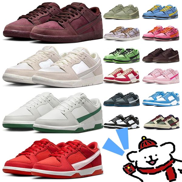 uomo donna panda scarpe da corsa basse City of Love Malachite San Valentino Triple Pink Panda Blossom Pastoral Print Setsubun Night Sky scarpe da ginnastica basse scarpe da ginnastica sportive