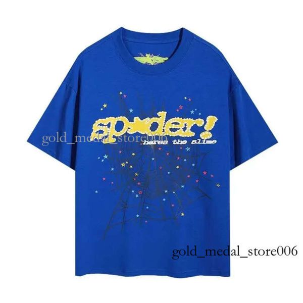 Spider Shirt Spider Shirt Sp5der Designer T Shirt 2024 Sommer für Männer und Frauen Größe S M L XL Graphic Tee Clothing55 Spider Tshirt Pink Schwarz Weiß Young Thug 707