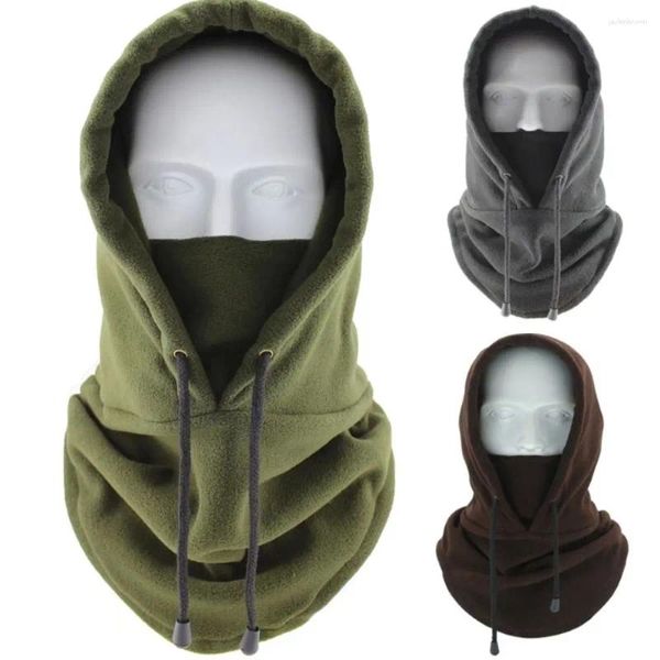 Bandanas Polar Fleece Sturmhaube Mode Vollgesichtswinddicht Skimaske Kappen Wärmer Mützen Damen Herren