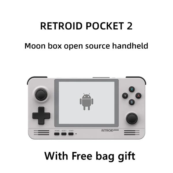 Jogadores Novo Retroid Pocket 2 Retro Game Console 3.5 Polegadas IPS Tela Android Pandora Dual System Switching 3D Wifi Handheld Games Player