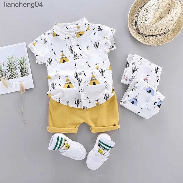 Bekleidungssets Babykleidung Cool Pyramid Sommer Kurzarm-Shirt-Set