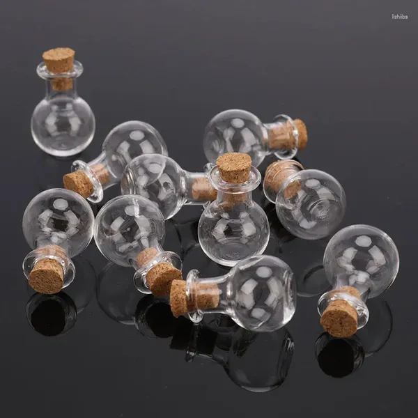 Bottiglie 10 pezzi piccola bottiglia di pozione in miniatura in vetro mini fiale in sughero matrimonio