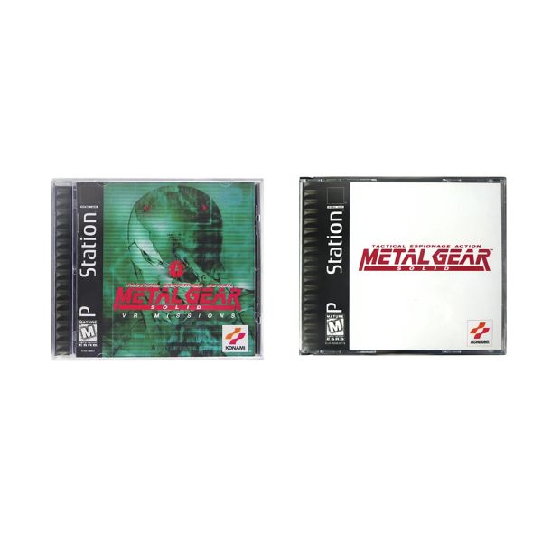 Предложения PS1 Metal Gear Solid Copy Game Disc Разблокировка консольной станции 1 Ретро оптический драйвер Запчасти для видеоигр