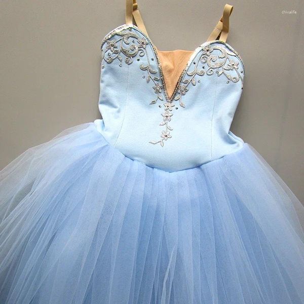 Stage Wear Abito da balletto per ragazze Bambino Ballerina Tutu Tulle Donna Adulto Skate Performance Coro