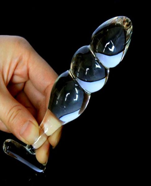 130x23 vidro brinquedos sexuais vibradores de cristal anal butt plug com grânulo ânus produto para mulheres homens adulto1454359