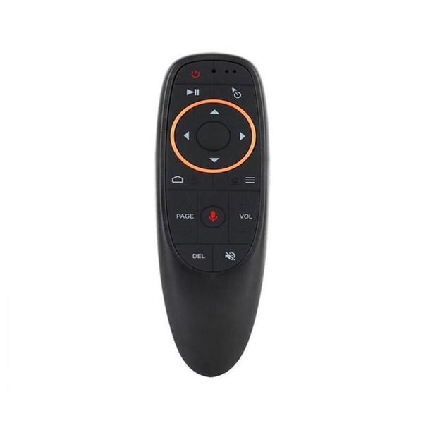 Controles remotos para PC G10G10S Controle de voz Air Mouse com USB 24GHz sem fio 6 eixos giroscópio microfone Ir para Android TV Drop Delivery Othja