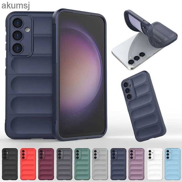 Custodie per cellulari Custodia antiurto per Samsung Galaxy S24 S23 S22 Ultra Plus A33 A53 A54 A34 A14 A15 5G Matte Camera Protect Cover Fundas YQ240221