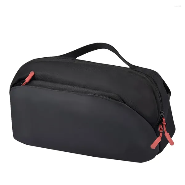 Duffel Bags Game Console Crossbody Mala 900D Oxford Pano Portátil Bolsa de armazenamento com zíper duplo à prova de arranhões para Steam Deck Switch