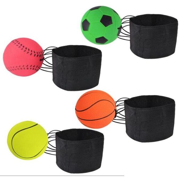 Balls Sünger Kauçuk Top 1440 PCS Bouncy Çocuklar Atma Komik Elastik Reaksiyon Eğitim Bilek Bando Döküm Oyuncak Kid Drop Deliv Dhh0t