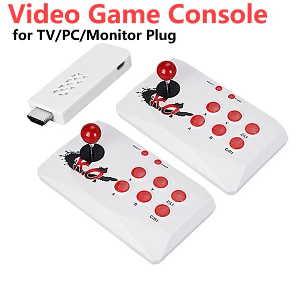 Konsollar Video Oyunu Konsolu Hdmicompatible Video Oyunları Sistemi Retro Video HD TV Oyun Konsolu TV/PC/Monitör Mini 4K TV HD Oyun Stick