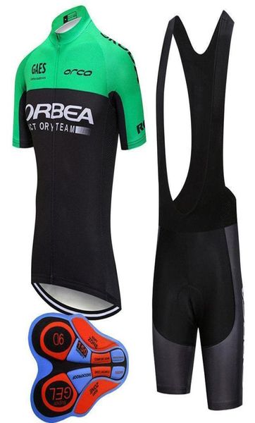 2020 Orbea Camisa de Ciclismo Mtb Roupas de Bicicleta Roupas de Ciclismo Bicicleta Sportswear Ao Ar Livre Verão Camisa de Ciclismo Bib Shorts Gel Pad J16100875