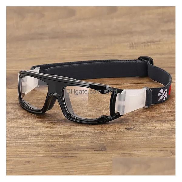 Outdoor-Brillen Professionelle schlagfeste Sportbrille für Männer Frauen mit weichem Sile-Kissen Fußball Fußball Basketball und Drop Dhkg1