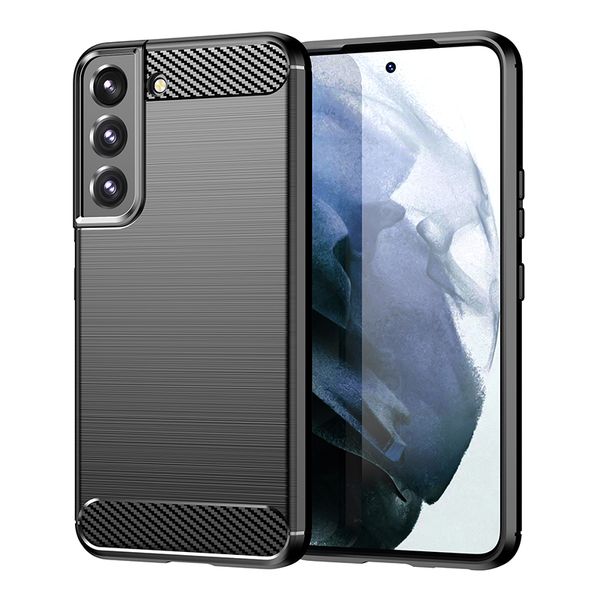 Capas de telefone com design de fibra de carbono para Samsung Galaxy S24 Ultra Plus A55 A35 A15 Moto G Play Power 5G 2024 G24 G04 Google Pixel 8 Pro Capas traseiras