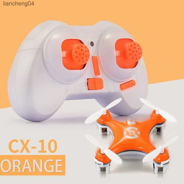 Aerei elettrici/RC Elicotteri RC Aerei radiocomandati Modalità senza testa Drone Quadcopter Mini per Cheerson CX-10 2.4G 4CH 6 Assi Giocattoli di controllo remoto