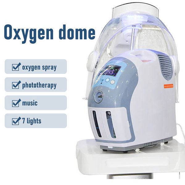 Chegada nova cúpula de oxigênio facial jato de oxigênio máquina de casca preço máscara de oxigênio para tratamentos faciais