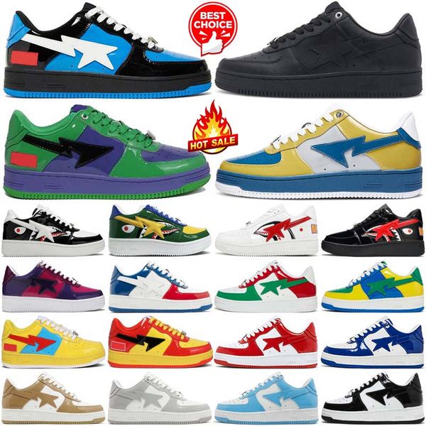 bapestar running Scarpe outdoor per uomo donna Triple Nero Bianco Blu Royal Grigio chiaro rosso scarpe da ginnastica da ginnastica scontate