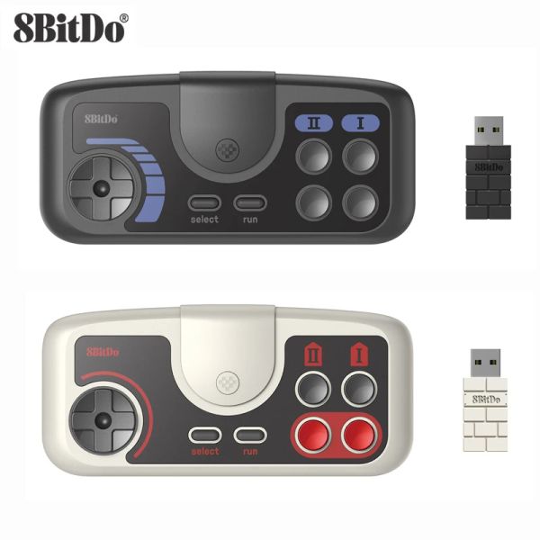 Gamepads 8BitDo PCE Core 2.4G Controlador de gamepad sem fio para PC Engine Mini PC Engine CoreGrafx Mini TurboGrafx16 Mini para Nintend Swit